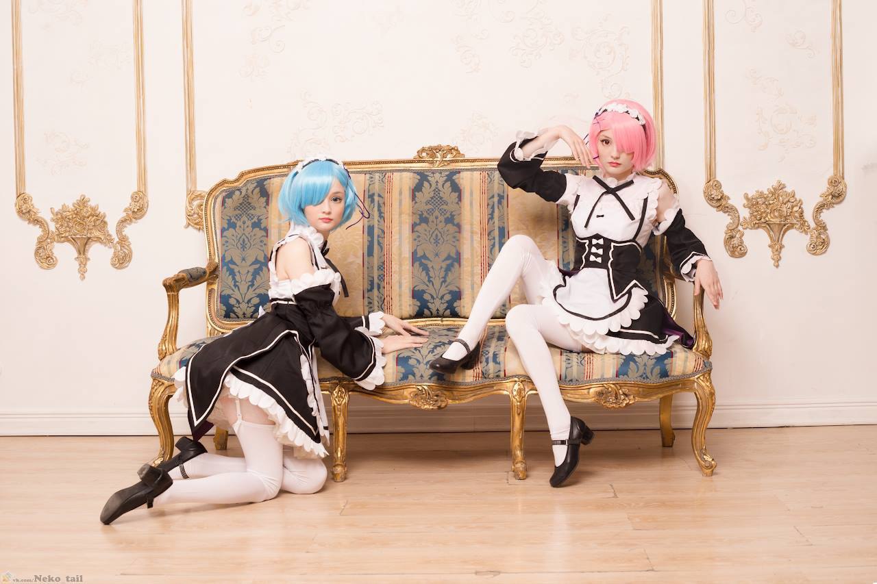 NO.222 Patreon  Twins, Rem & Rem 16 Pics(11)